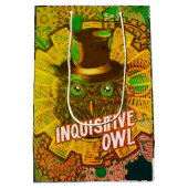 Steampunk Owl ミディアムペーパーバッグ (裏面)