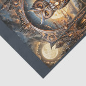 Steampunk Owl in apocalittic steampunk sunset 薄葉紙 (詳細)