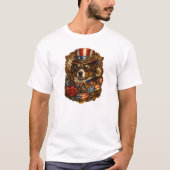 Steampunk Patriotic Dog Tシャツ (正面)
