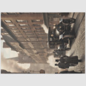 Steampunk Post Apocalyptic Cities Decoupage v11 薄葉紙 (正面)