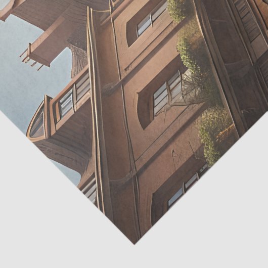 Steampunk Post Apocalyptic Cities Decoupage v4 薄葉紙 (詳細)