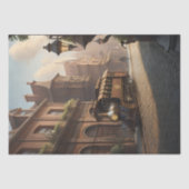 Steampunk Post Apocalyptic Cities Decoupage v4 薄葉紙 (正面)