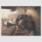 Steampunk Post Apocalyptic Cities Decoupage v5 薄葉紙 (正面)