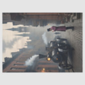 Steampunk Post Apocalyptic Cities Decoupage v7 薄葉紙 (正面)