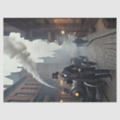 Steampunk Post Apocalyptic Cities Decoupage v9 薄葉紙 (正面)