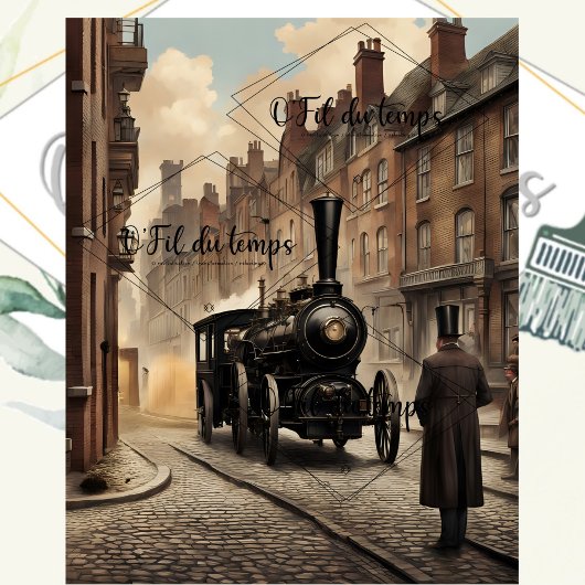 Steampunk Post Apocalyptic Cities v13 薄葉紙