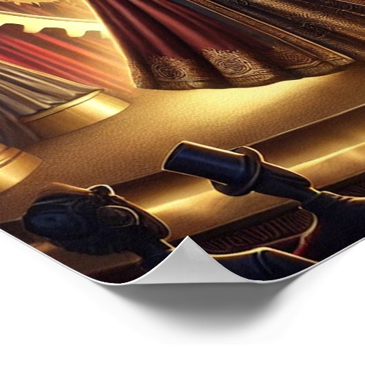 Steampunk Poster 17, The Automaton Illusionist ポスター (角)