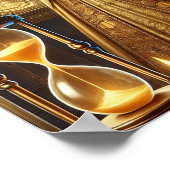 Steampunk Poster 24, The Time-旅行教授 ポスター (角)