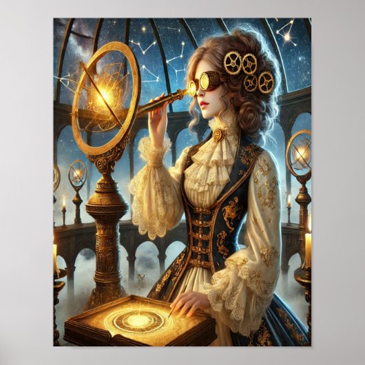 Steampunk Poster 26, The Bio-Mechanical Botanist ポスター (正面)