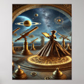 Steampunk Poster 27, The Ether-Powered Astronomy ポスター (正面)