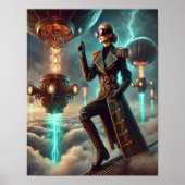 Steampunk Poster 43, The Etherborne Explorer ポスター (正面)