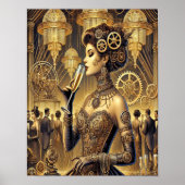 Steampunk Poster 7, The Cyber-Socialite ポスター (正面)