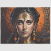 Steampunk Princess Woman decoupage v1 薄葉紙 (正面)