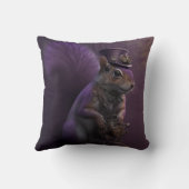 Steampunk Purple Squirrel写真 クッション (裏面)