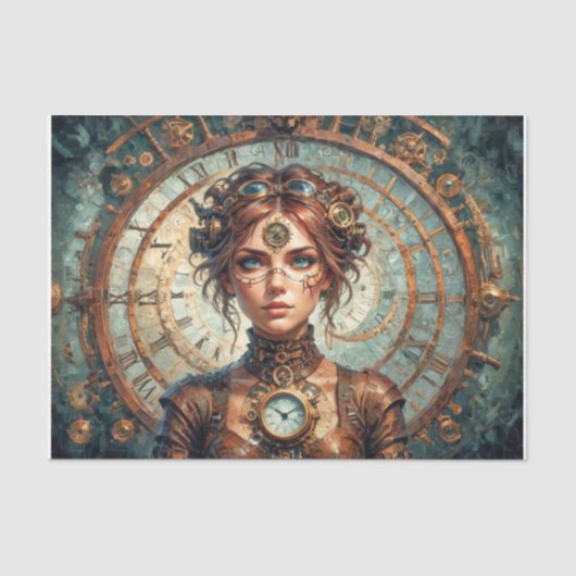 Steampunk Queen of Time and Watches 薄葉紙 (正面)