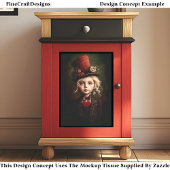 Steampunk Ringmaster女ビクトリアンの子CN2デコページ 薄葉紙