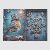 Steampunk Robin：真鍮の翼 – デコページ –  薄葉紙 (正面)