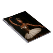 Steampunk Royal Ballerina Elegant Fantasy ノートブック (右側)
