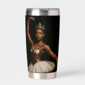 Steampunk Royal Ballerina Elegant Fantasy 保温保冷タンブラー (正面)