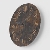 Steampunk Rustic Metal Wall Clock ラージ壁時計 (傾斜)