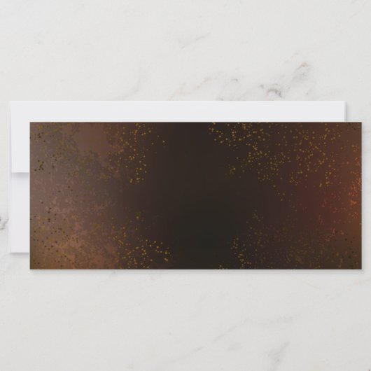 Steampunk Rusty Background with Turquoise Lenses カード (裏面)