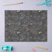 Steampunk Rusty Metal Flowers for Decompage 薄葉紙 (クラフト)