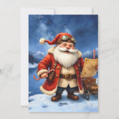 Steampunk Santa Claus – Vintage Christmas Adventur シーズンカード (裏面)