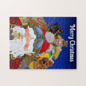 Steampunk Santa Puzzle ジグソーパズル (横)