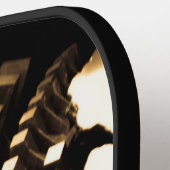 Steampunk Sculpture ピックルボールラケット (左詳細)