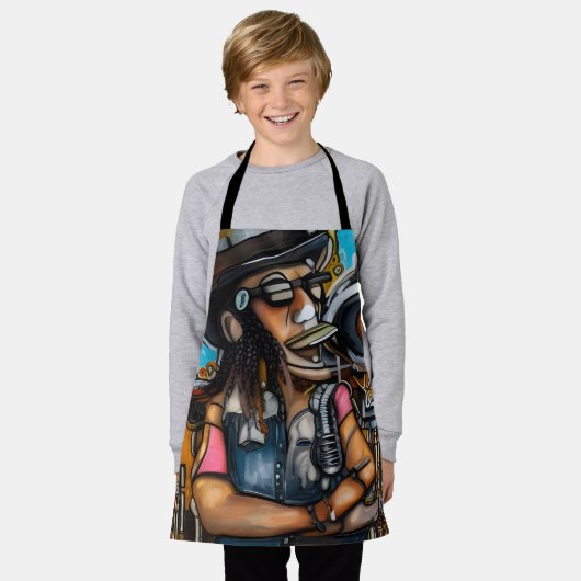 Steampunk Singer in Dreamland エプロン (着用した状態)