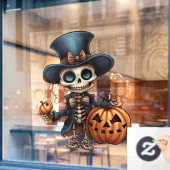 Steampunk Skeletonウィンドウの固定 ウィンドウサイン (カフェ窓)