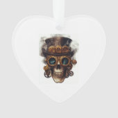 Steampunk Skull Engine オーナメント (正面)