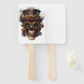 Steampunk Skull Engine ハンドファン (正面&裏面)