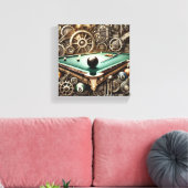 Steampunk Snooker Canvas Photo キャンバスプリント (インサイチュ (リビング))