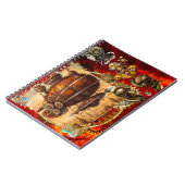 Steampunk Spaceship ノートブック (左側)