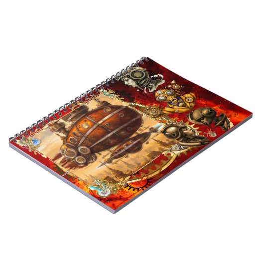 Steampunk Spaceship ノートブック (左側)