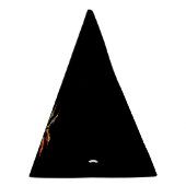 Steampunk spider on black パーティーハット (右)