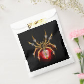 Steampunk spider on black フェイバーバッグ (封をした状態)