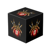 Steampunk spider on black フォトキューブ (正面アングル)