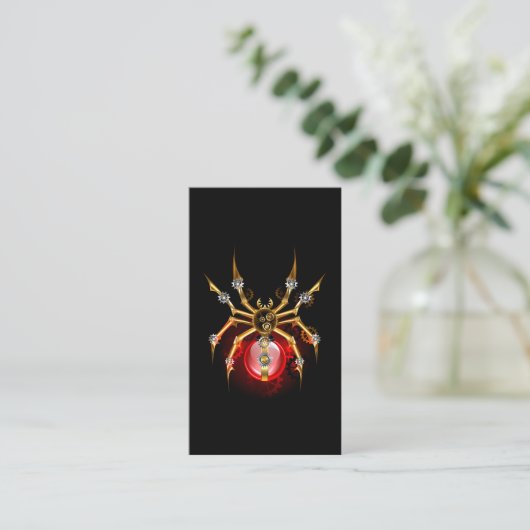 Steampunk spider on black 紹介カード (スタンド正面)