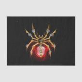 Steampunk spider on black 薄葉紙 (正面)
