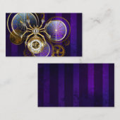 Steampunk Spider on Purple アドバイスカード (正面/裏面)