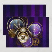 Steampunk Spider on Purple セーブザデート (正面/裏面)