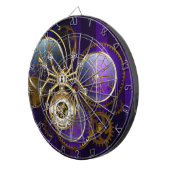 Steampunk Spider on Purple ダーツボード (正面右)