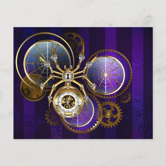 Steampunk Spider on Purple チラシ (正面)