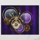 Steampunk Spider on Purple チラシ (正面)