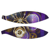 Steampunk Spider on Purple バスケットボール (パネル)