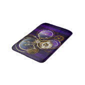 Steampunk Spider on Purple バスマット (アングル)