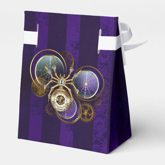 Steampunk Spider on Purple フェイバーボックス (裏面サイド)