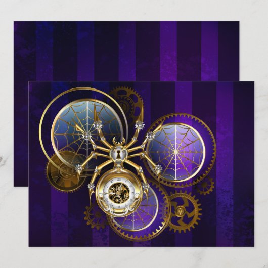 Steampunk Spider on Purple プログラム (正面/裏面)